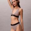 Grafik Monogram Mikrofiber Streç Hafif Astarlı Üçgen Bralette Grafik Monogram Mikrofiber Streç Hafif Astarlı Üçgen Bralette