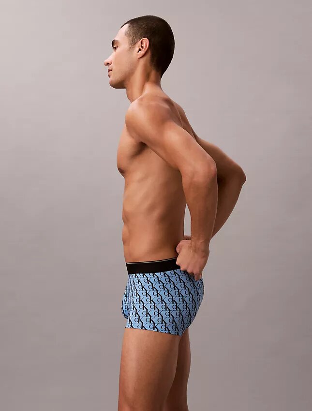 Grafik Monogram Mikrofiber Streç Low Rise Trunk Grafik Monogram Mikrofiber Streç Low Rise Trunk
