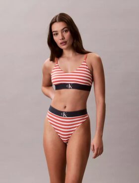 Grafik Monogram Mikrofiber Streç Thong