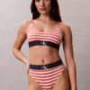 Grafik Monogram Mikrofiber Streç Unlined Bralette Grafik Monogram Mikrofiber Streç Unlined Bralette