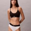 Grafik Monogram Mikrofiber Streç Unlined Bralette Grafik Monogram Mikrofiber Streç Unlined Bralette