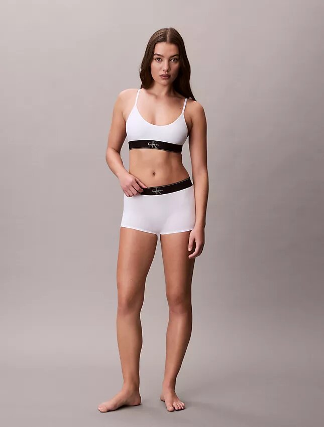 Grafik Monogram Mikrofiber Streç Unlined Bralette Grafik Monogram Mikrofiber Streç Unlined Bralette