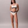 Grafik Monogram Mikrofiber Streç Unlined Bralette Grafik Monogram Mikrofiber Streç Unlined Bralette