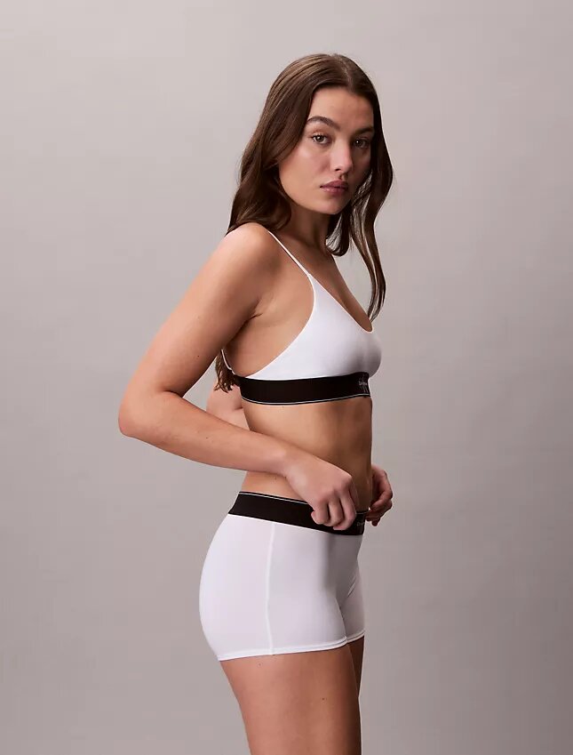 Grafik Monogram Mikrofiber Streç Unlined Bralette Grafik Monogram Mikrofiber Streç Unlined Bralette