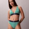 Grafik Monogram Mikrofiber Streç Yüksek Bel Bikini Grafik Monogram Mikrofiber Streç Yüksek Bel Bikini