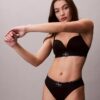 Grafik Monogram Mikrofiber Streç Yüksek Bel Bikini Grafik Monogram Mikrofiber Streç Yüksek Bel Bikini