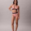 Grafik Monogram Mikrofiber Streç Yüksek Bel Bikini Grafik Monogram Mikrofiber Streç Yüksek Bel Bikini