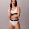 Grafik Monogram Mikrofiber Streç Yüksek Bel Bikini Grafik Monogram Mikrofiber Streç Yüksek Bel Bikini