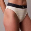 Grafik Monogram Mikrofiber Streç Yüksek Bel Bikini Grafik Monogram Mikrofiber Streç Yüksek Bel Bikini