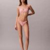 Grafik Monogramlı Yan Bağlamalı Bikini Alt Giyim Grafik Monogramlı Yan Bağlamalı Bikini Alt Giyim