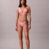 Grafik Monogramlı Yan Bağlamalı Bikini Alt Giyim