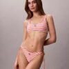 Grafik Monogramlı Yan Bağlamalı Bikini Alt Giyim Grafik Monogramlı Yan Bağlamalı Bikini Alt Giyim