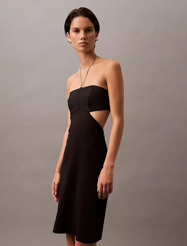 Halter Kesim Mini Elbise Halter Kesim Mini Elbise