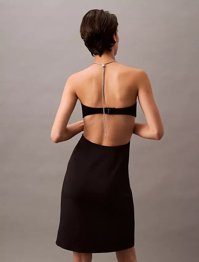 Halter Kesim Mini Elbise Halter Kesim Mini Elbise