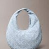 Her Yüzünde Amblem Logolu Denim Hobo Çanta