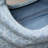 Her Yüzünde Amblem Logolu Denim Hobo Çanta