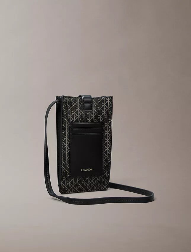 Her Yüzünde Amblem Logosu Bulunan Telefon Çantası Her Yüzünde Amblem Logosu Bulunan Telefon Çantası