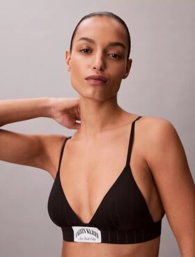 Heritage Classic Cotton Stretch Hafif Astarlı Üçgen Bralette