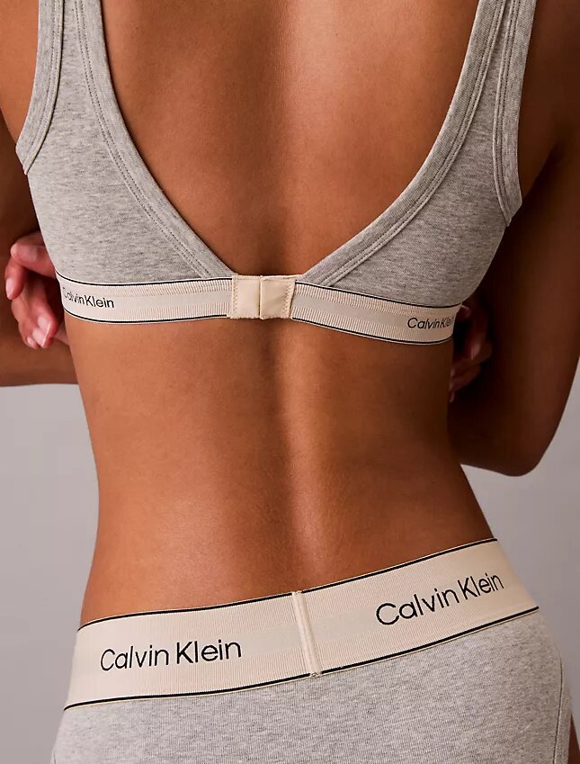 Heritage Cotton Stretch Hafif Astarlı Üçgen Bralette Heritage Cotton Stretch Hafif Astarlı Üçgen Bralette