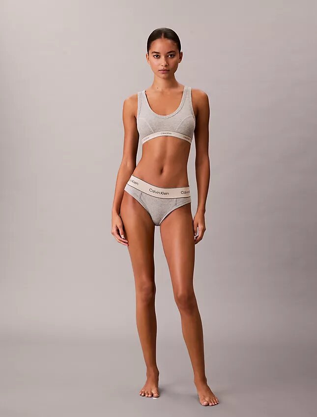 Heritage Cotton Stretch Hafif Astarlı Üçgen Bralette Heritage Cotton Stretch Hafif Astarlı Üçgen Bralette