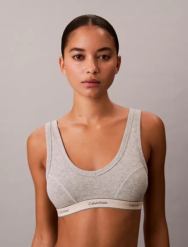 Heritage Cotton Stretch Hafif Astarlı Üçgen Bralette Heritage Cotton Stretch Hafif Astarlı Üçgen Bralette