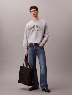 Heritage Klasik Havlu Dokuma Rahat Sweatshirt