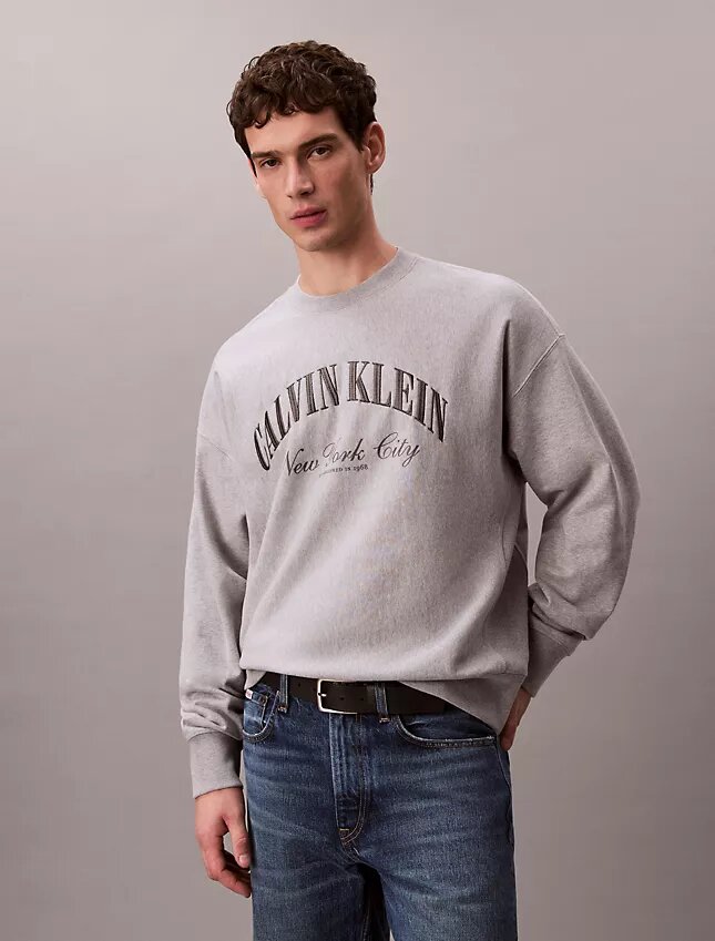 Heritage Klasik Havlu Dokuma Rahat Sweatshirt Heritage Klasik Havlu Dokuma Rahat Sweatshirt