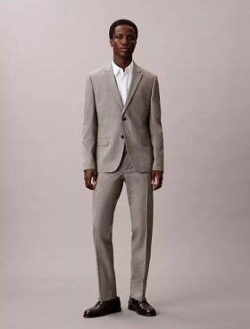 Houndstooth Dar Kesim Pantolon