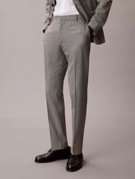 Houndstooth Dar Kesim Pantolon