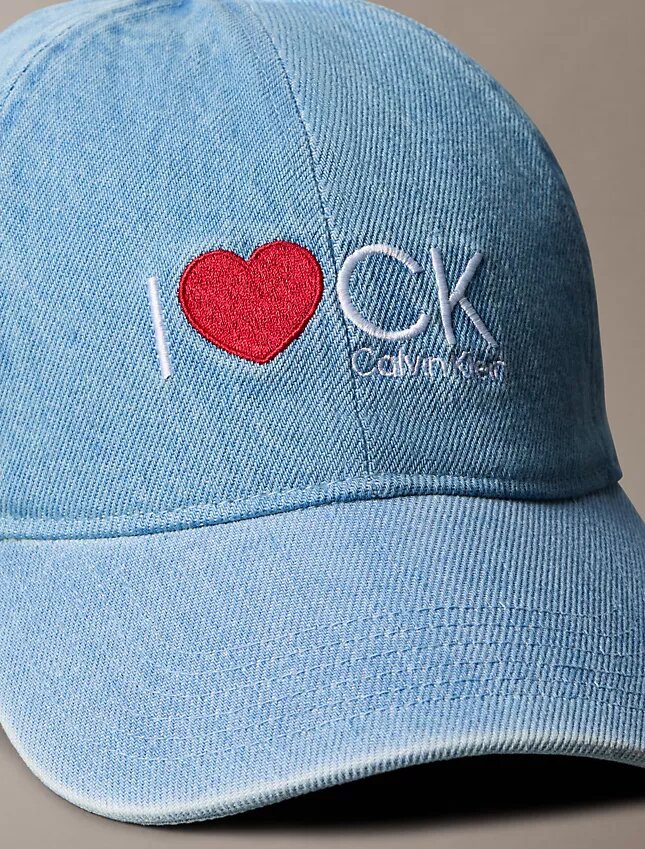 I Love CK Be Grafik Denim Şapka I Love CK Be Grafik Denim Şapka