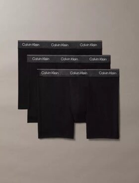 Icon Cotton Stretch Metalik 3’lü Boxer Brief