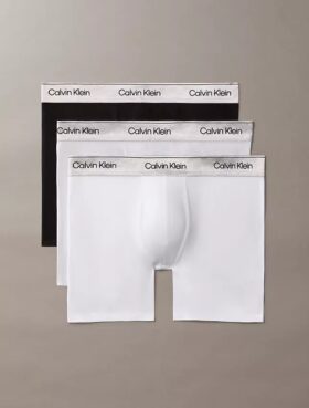 Icon Cotton Stretch Metalik 3’lü Boxer Brief