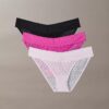 Icon Logo Dantel 3’lü Paket Düşük Bel Bikini