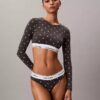Icon Pamuk Modal Hafif Astarlı Uzun Kollu Tişört Bralette