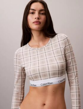 Icon Pamuk Modal Hafif Astarlı Uzun Kollu Tişört Bralette