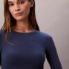 Icon Pamuk Modal Hafif Astarlı Uzun Kollu Tişört Bralette