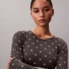 Icon Pamuk Modal Hafif Astarlı Uzun Kollu Tişört Bralette