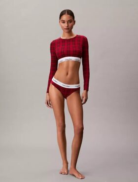 Icon Pamuk Modal Hafif Astarlı Uzun Kollu Tişört Bralette