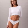 Icon Pamuk Modal Hafif Astarlı Uzun Kollu Tişört Bralette