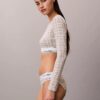 Icon Pamuk Modal Hafif Astarlı Uzun Kollu Tişört Bralette