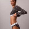 Icon Pamuk Modal Hafif Astarlı Uzun Kollu Tişört Bralette