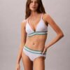 Icon Pamuk Modal Çizgili Bikini