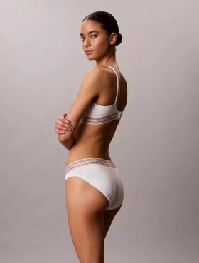 Icon Pamuk Modal Çizgili Bikini
