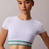 Icon Pamuk Modal Çizgili Hafif Astarlı T-Shirt Bralette