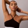 Icon Pamuk Modal Unlined Halter Bralette