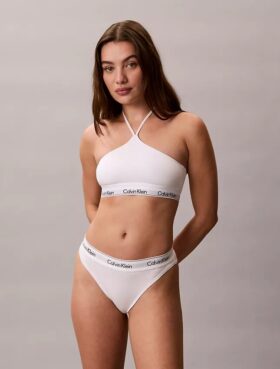 Icon Pamuk Modal Unlined Halter Bralette