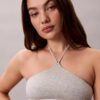 Icon Pamuk Modal Unlined Halter Bralette