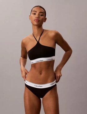 Icon Pamuk Modal Unlined Halter Bralette