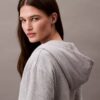 Icon Pamuklu Havlu Kumaş Fermuarlı Pijama Hoodie