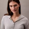 Icon Pamuklu Havlu Kumaş Fermuarlı Pijama Hoodie